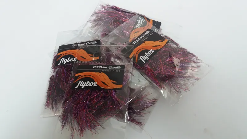 Flybox UV Polar Chenille in UV Purple Red